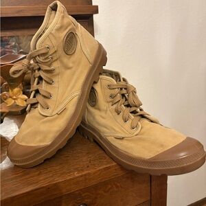 Palladium Men’s Pampa Hi Canvas Boots Woodlin Color Size 10.5